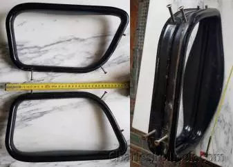 The armrests of the Knoll Pollock chair from bakelite