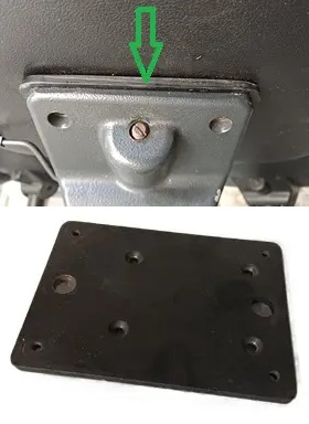 Adaptateur pietement coque pour fauteuil Knoll Pollock